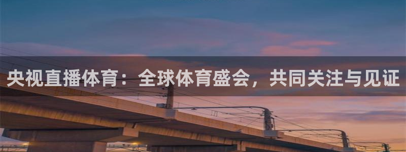 央视直播体育：全球体育盛会，共同关注与见证